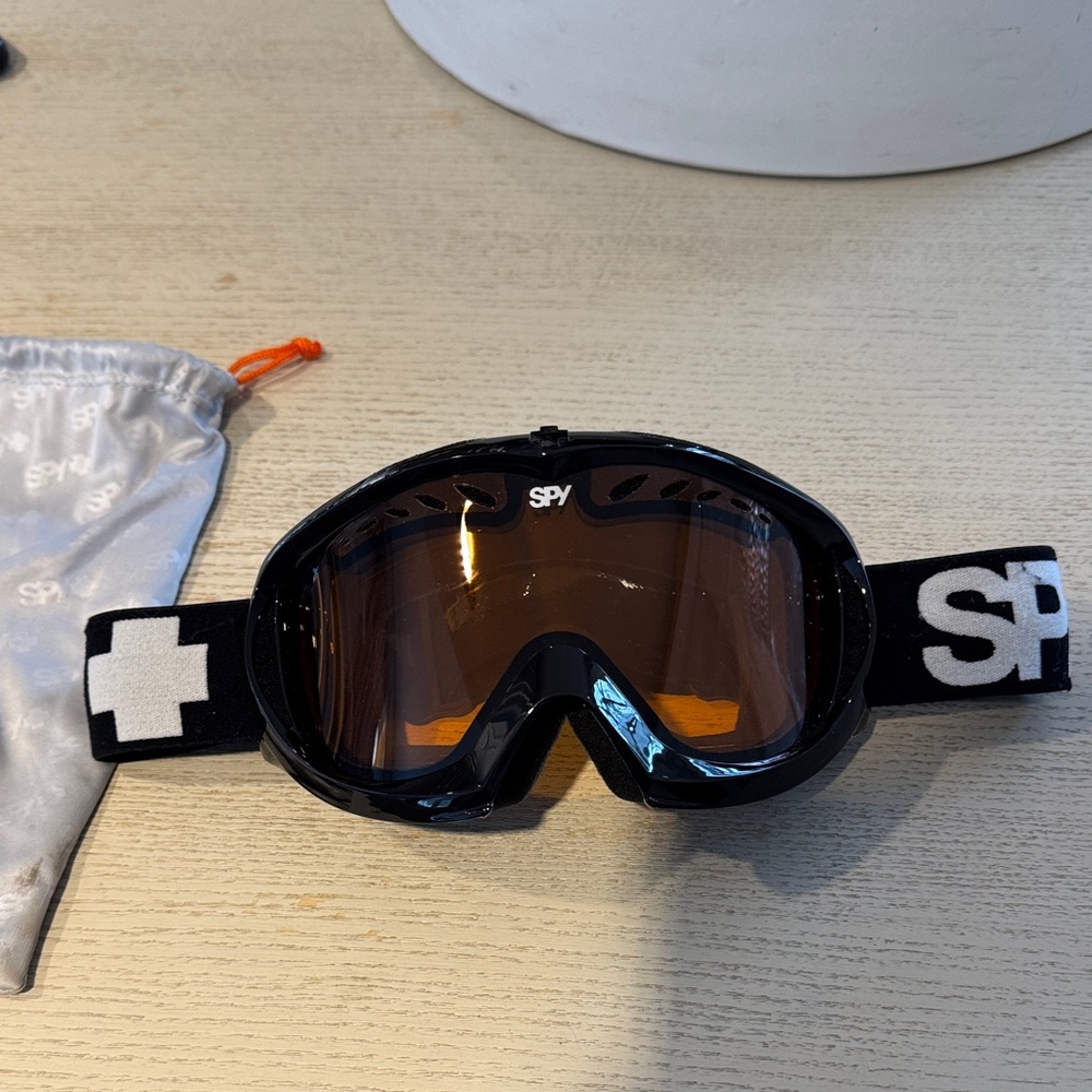 SPY Ski / Snowboard Goggles - Black and Orange Tint